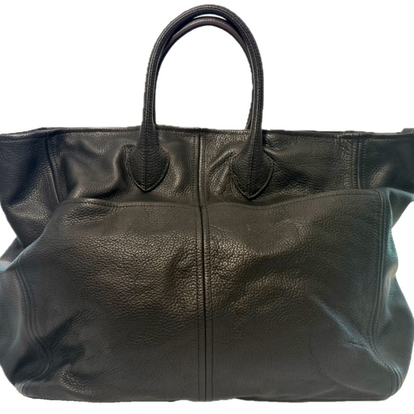Aimee Kestenberg Let’s Ride Large Convertible Tote Black Leather NWT Dustbag - Picture 4 of 8